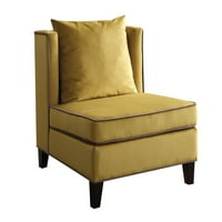 29 32 39 žuta baršun akcentna stolica