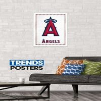 Los Angeles Angels - Logo Zidni poster, 14.725 22.375