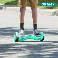 GoTra Edge Hoverboard za djecu za odrasle, 6,5 gume 6,2mph i 2 km samo balansiranje skutera, teal
