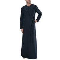 6xl muške haljine muške Casual labave Arapske Dubai Robe duge rukave sa patentnim zatvaračem