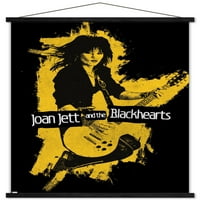 Joan Jett i blackheats - zidni poster gitare sa drvenim magnetskim okvirom, 22.375 34
