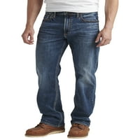 Silver Jeans Co. Muške Gordie široke traperice s ravnim nogama, veličine struka 30-42