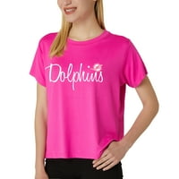 Miami Dolphins Tula Dame ' Knit S S Top