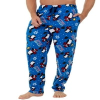 Voćnje od muških praznika Print Super Soft Microfleece Pajama Pant