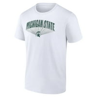 Muška fanatika brendirana Bijela Michigan State Spartans sekundarna majica