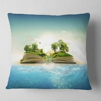 Designart magična knjiga o prirodi-savremeni jastuk za bacanje - 18x18