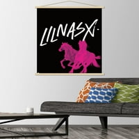 Lil Nas - Konji zidni poster sa drvenim magnetskim okvirom, 22.375 34