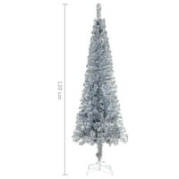 Slim Božićno Drvo Srebro 47.2