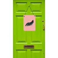 Carolines blaga bb7833ds sumatra pileća ružičasta Provjeri zidne ili vrata za viseće otiske, 12x16, višebojni