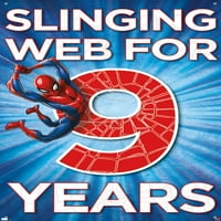 Marvel Spider-Man - Sretan poster za 9. rođendan sa pućicama, 22.375 34