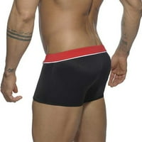 Muške ljetne bokserske modne daske za plivanje kratke hlače kupaćih kostima kupaćih kostima Black XL