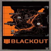 Call of Duty: Black Ops - Blackout Map Zidni poster, 14.725 22.375