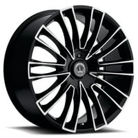 Legure Legura Rims Lu 20x8. 5110 114. + 74. Sjaj crno obrađeno lice