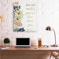 Stupell Industries Love One Another Proverbs John 13: Wildflowers, 48, Designed by Studio W