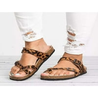 Zodanni ženske sandale Cork nožni krevet Klizači papuče Summer Flip Flops Beach Sandal