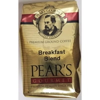 Pear's Gourmet Breakfast Blend mlevena kafa, oz. Srednje Pečeno