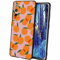 Narandže-Kawaii-trendi futrola za telefon Samsung Galaxy S FE za žene i muškarce pokloni, Meki silikonski