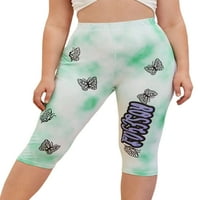 Caprese Capris hlače za žene trbuščić kontrola yoga hlače visokog struka Casual Sport Gym RunningJeggings