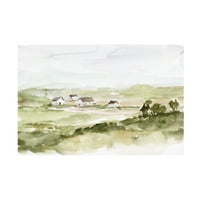 Ethan Harper 'Farm Valley I' Canvas Art