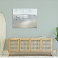 Stupell Industries Summertime plaža Bokeh efekat Sandy Shore Horizon canvas Wall Art, 36, dizajn Devon
