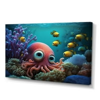 Designart Under The Sea I Canvas Wall Art