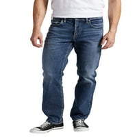 Silver Jeans Co. Muške Eddie Athletic Fit sužene farmerke za noge, veličine struka 30-42
