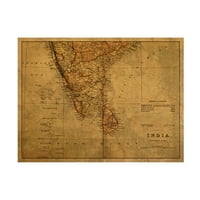 Crveni Atlas Dizajnira Umjetnost Platna Južne Indije 1870