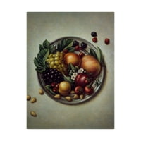 Zaštitni znak likovne umjetnosti' voće na tanjiru ' platno Art Dan Craig