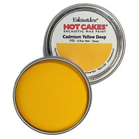 Enkaustikos Hot Cake Encaustic WA boja, 1. oz. Tin, kadmijum žuta duboka