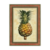 Zaštitni znak likovne umjetnosti 'štampani ananas Splendor I' Canvas Art by Vision Studio