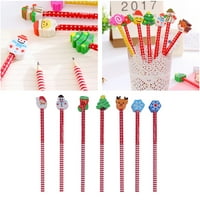 Božićna olovka sa olovkama za gumice s gumenim gumicama crtane olovke Božićni poklon uredski školski pribor