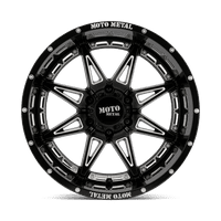 Moto metal liveni aluminijski rim MO 5x5. G-BLK Mlin, MO99329050300