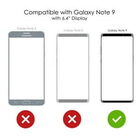 Distinktink futrola za Samsung Galaxy Note-prilagođeni Ultra tanak tanak crni plastični poklopac - crni bijeli Houndstooth uzorak