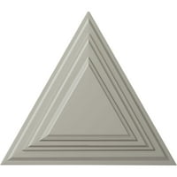 Ekena Millwork 19 W 5 8 H 1 8 P trokut stropne medaljon, ručno oslikani lonac