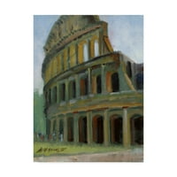 Zaštitni znak likovne umjetnosti' rimski Koloseum ' platno Art Hall Groat Ii