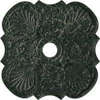 29 od 5 8 ID 3 8 P Cvjetni strop Medaljon, ručno oslikana obojena crnaca kornjače