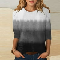 Durtebeua ženska bluza od šifona kvadratnog vrata bluze od tunike Casual široke majice