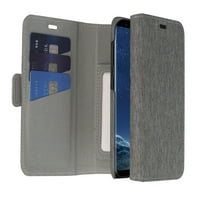 Blackweb Folio Card Case s dizajnom i pohranjivanim kanalima za kartice za kartice za Samsung Galaxy S8