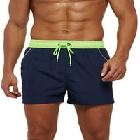 Eloshman muške pantalone vezice za crtanje kupaćih kostima visokog struka prozračni kupaći kostimi jednobojni