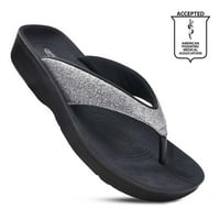 Aerototske ženske kristalne magle ortotičke udobne flip flops sandale