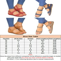 Oucaili Flip flops Udobne sandale za žene ljetne cipele za gležnjeve