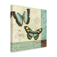 Zaštitni znak Likovna umjetnost' Butterfly Patchwork II ' platno Art Od Pela Studio