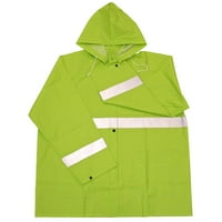 Fluorescentna zelena kišna jakna