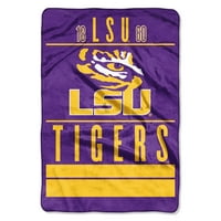 LSU Tigers fakultet Oversized 62 90 Micro Raschel bacanje pokrivač, svaki