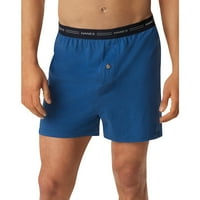 Hanes muške freshiq udobne flei u struku Knit Boxer 5-pack