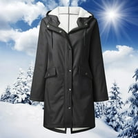 Puffer Vest Ženski modni udobni ženski kaputi Crni XL