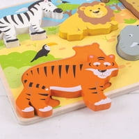 Bigjigs igračke - Chunky Diflik safari puzzle
