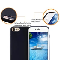 Futrole za Apple iPhone, silikonska završna obrada, Backcover, apsorbiranje udara, Clambo silikonske serije futrole za Apple iPhone-crna boja