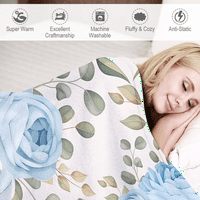 Rose Floral Throws deka sa jastučnicama za krevet kauč dnevni boravak Sofa stolica udobna i topla klima