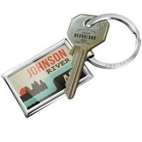 Privjesak za ključeve SAD rijeke Johnson River-Aljaska